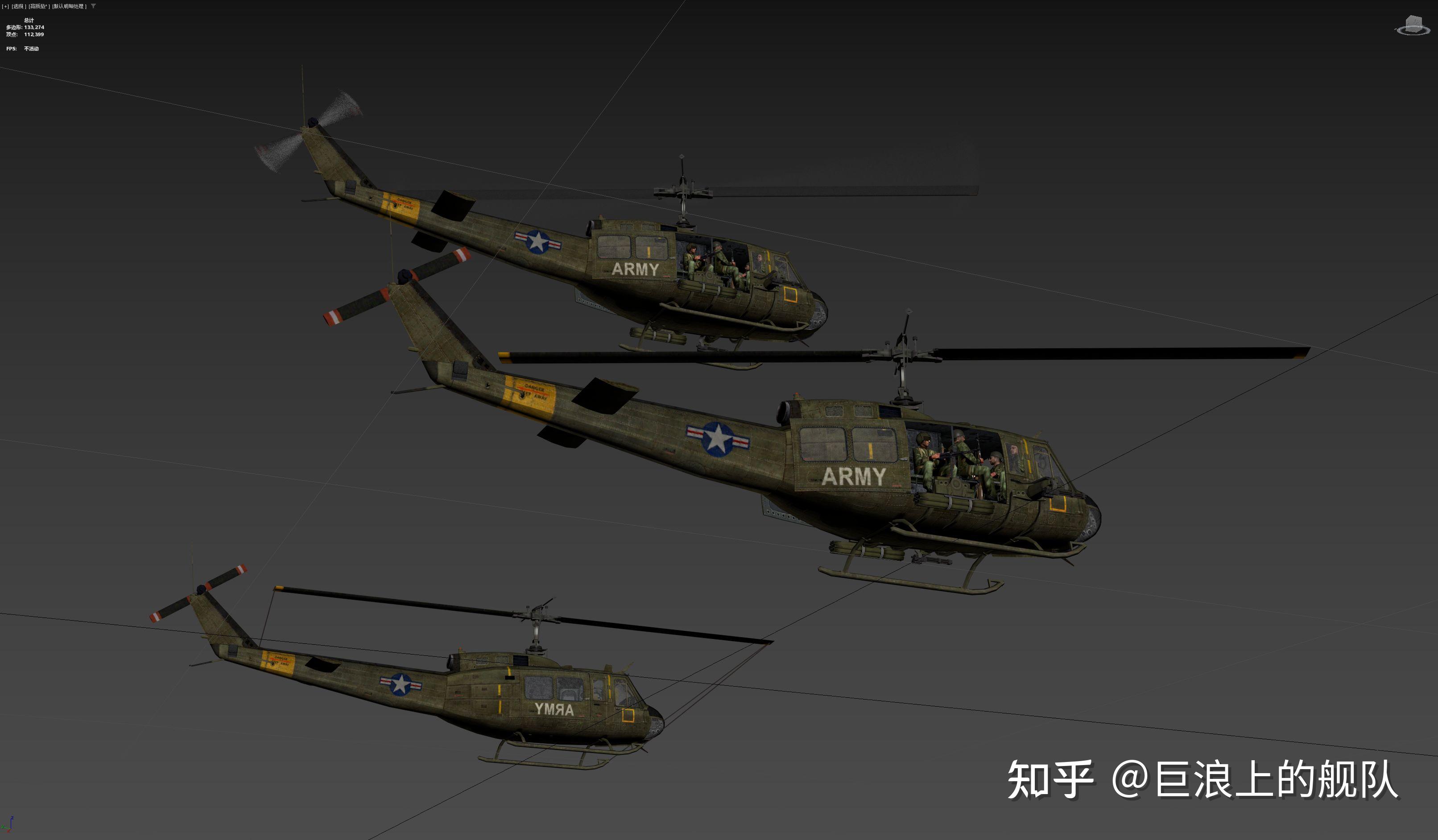 UH-1H直升机图片