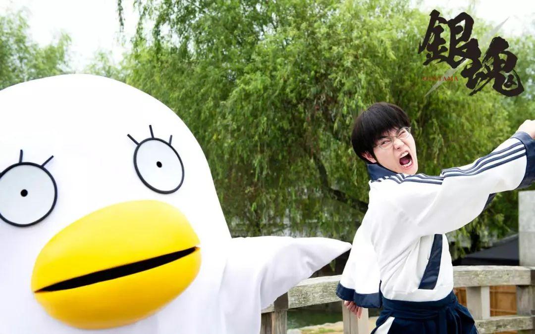 像是p图产物,叽花花还没来得及吐槽,就看到神乐银时新八叽坐在一起