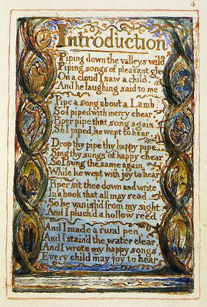 William Blake(威廉·布莱克)《Introduction (Songs of Innocence)》《序诗(天真之歌)》解析 - 知乎