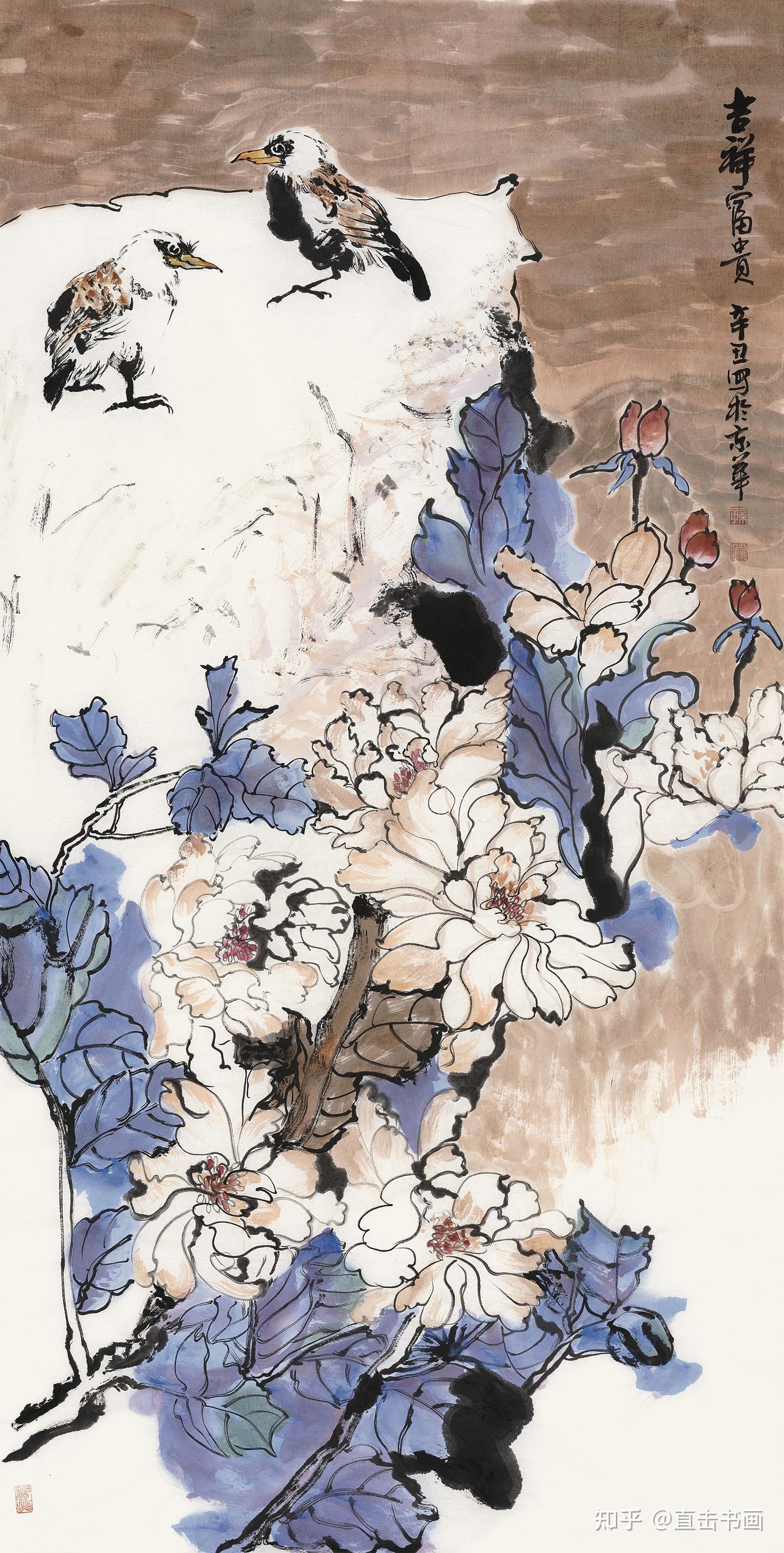 中国美术家协会会员孙雷花鸟画作品欣赏