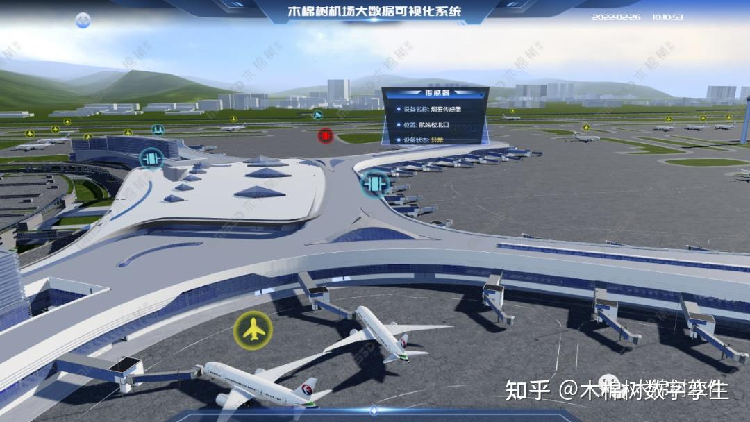 数字孪生-机场大数据3d可视化管控平台 - 知乎