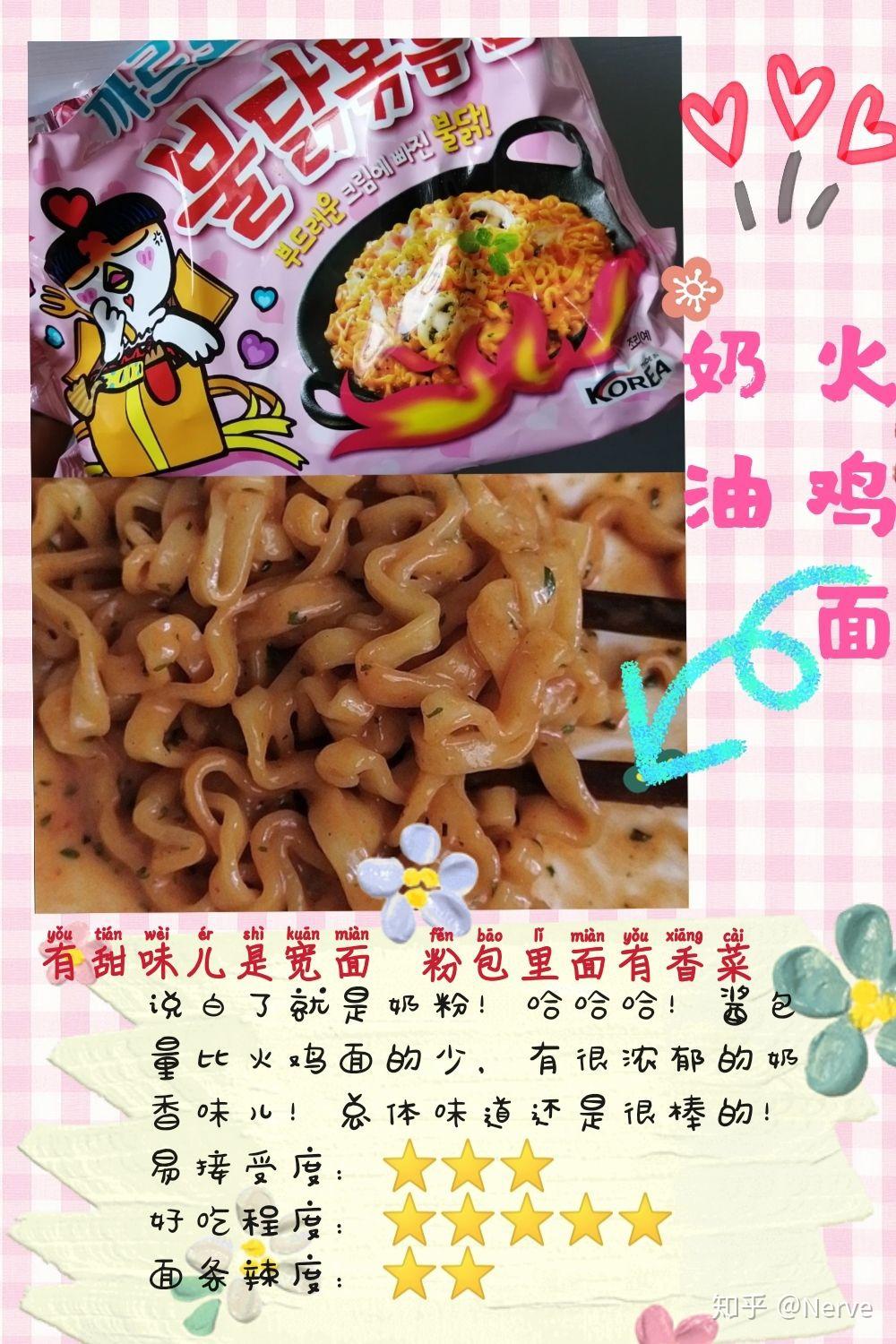 五种常见口味的火鸡面测评