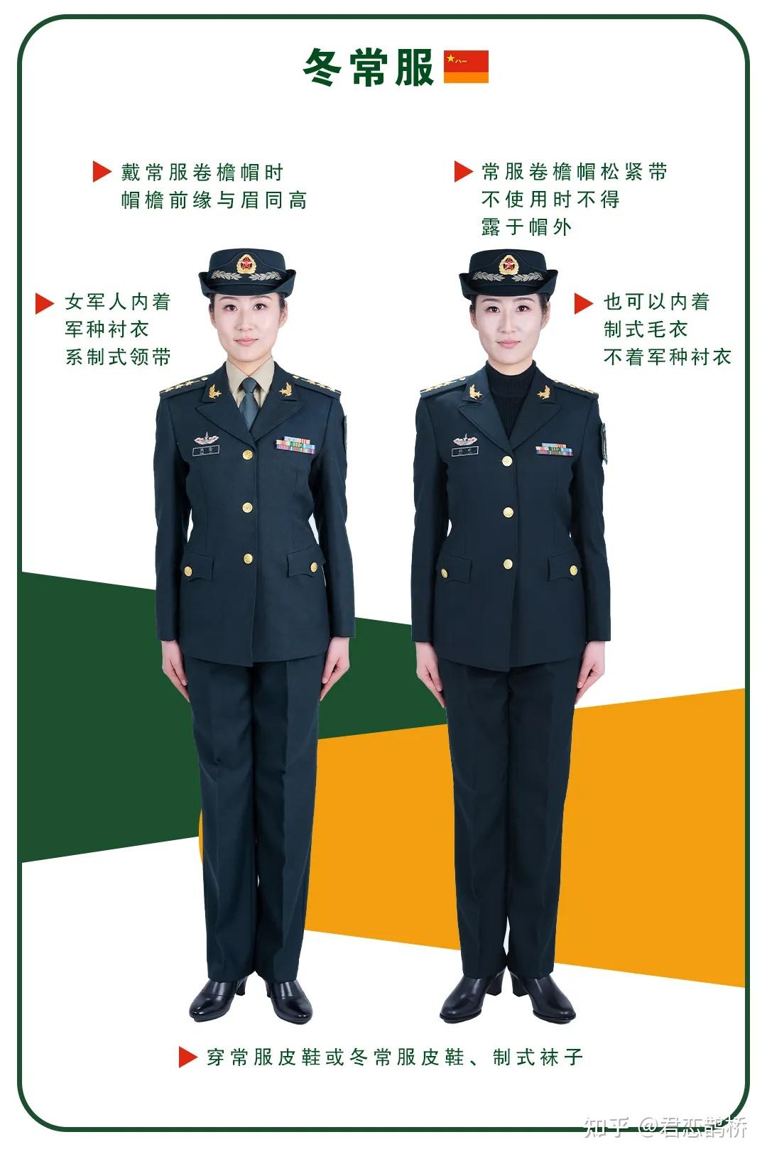 火箭军常用军服配套穿着图鉴,欣赏学习 - 知乎
