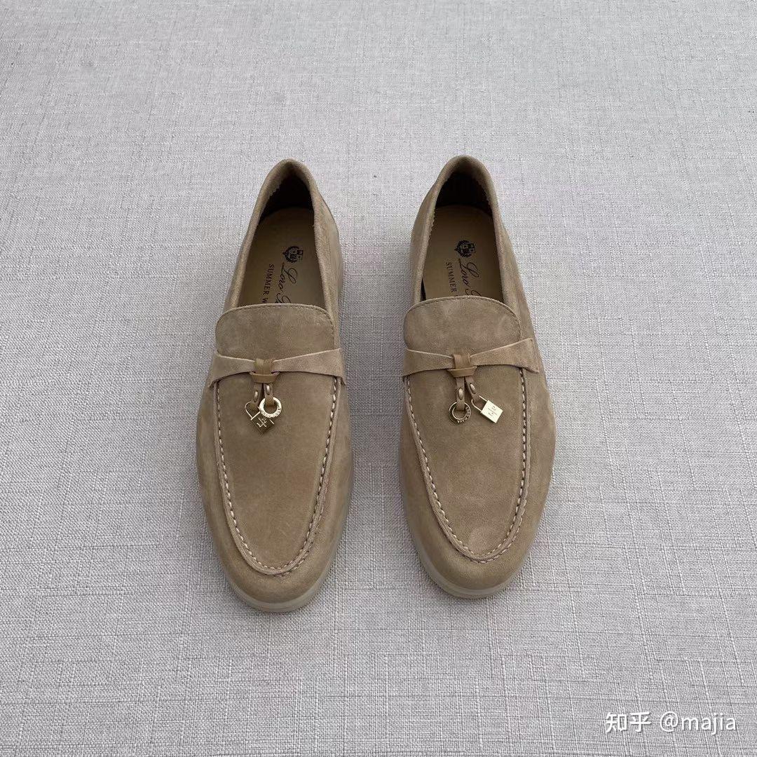 宋妍霏张天爱同款loropiana女款乐福鞋