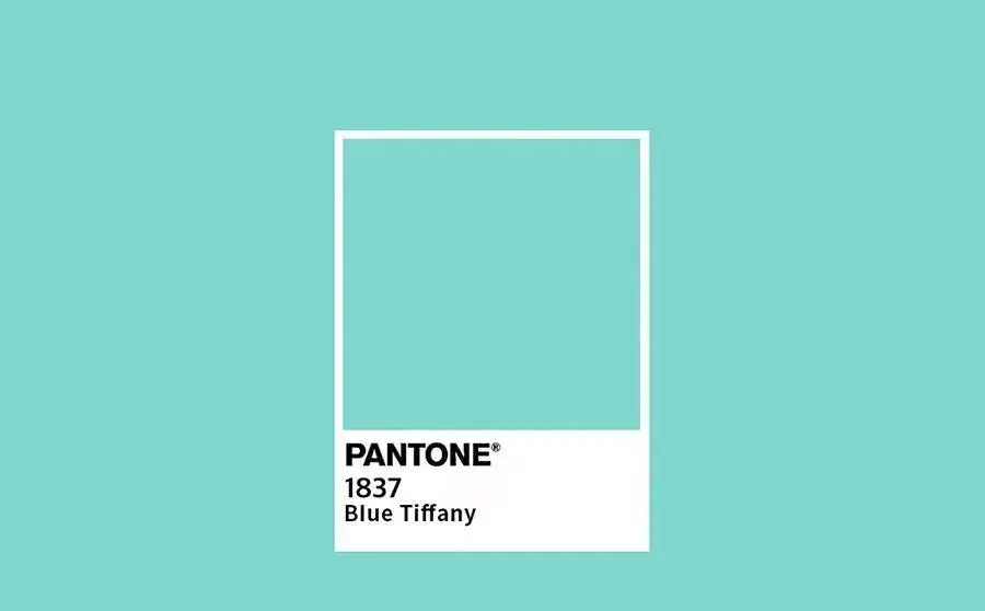 tiffany蓝本身是pantone no