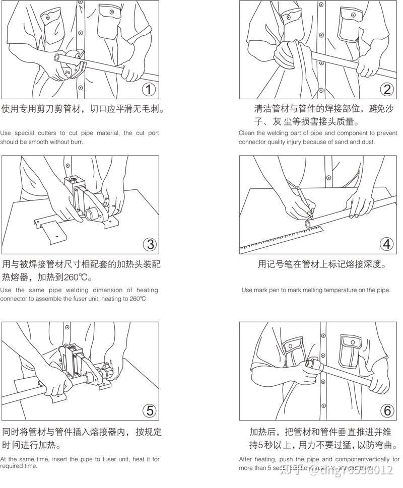 ppr活接头安装方法图图片