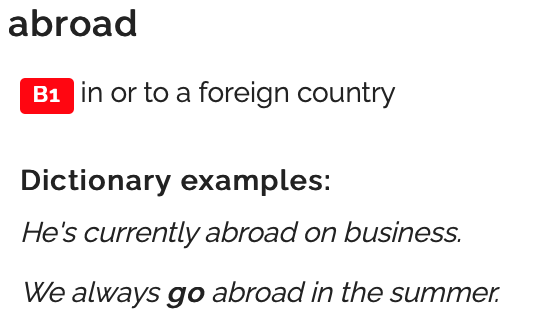 而本文中的abroad意思如下:曹小琦老师:小词大义:aboard 解析1 赞同