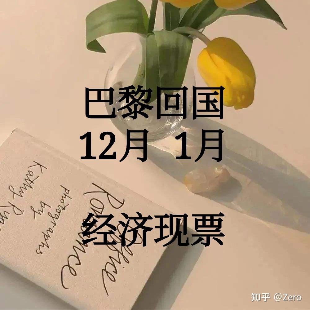 巴黎回国12月1月回国机票 知乎