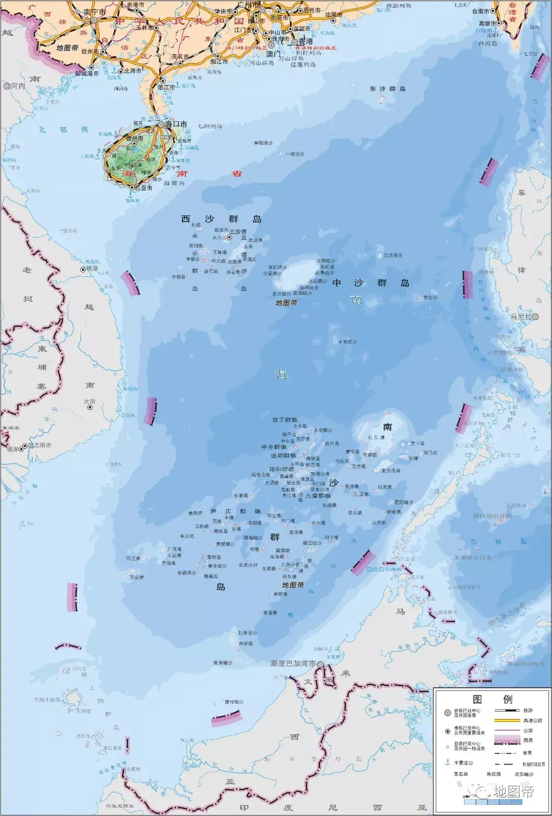 (东沙群岛属广东省汕尾市)三沙市岛屿面积约13平方公里,海域面积约200