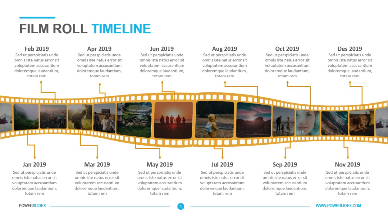 如何用ppt制作胶卷时间轴?手把手教你可好?