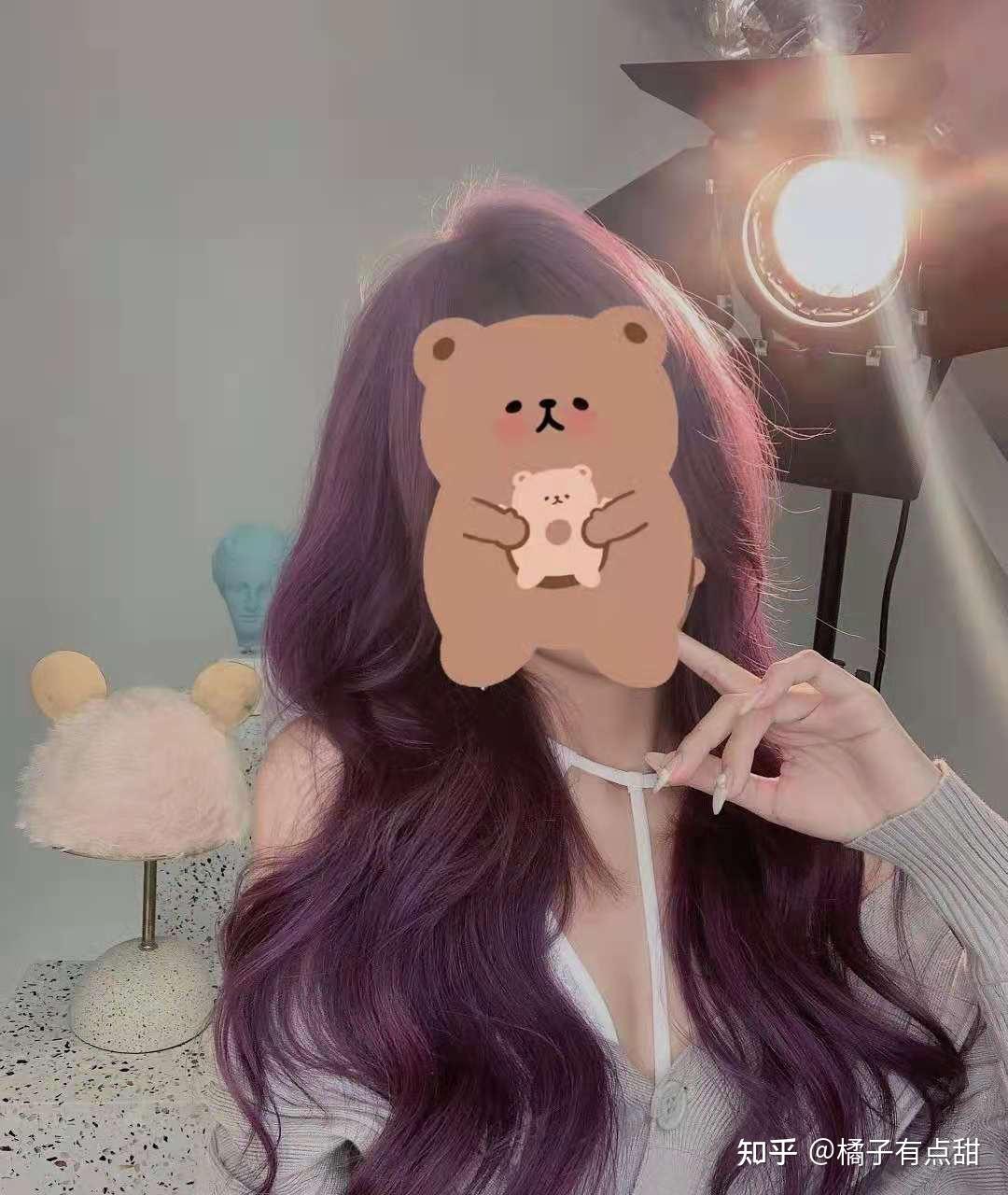 灰紫色头发的掉色过程是怎样的？ - 知乎