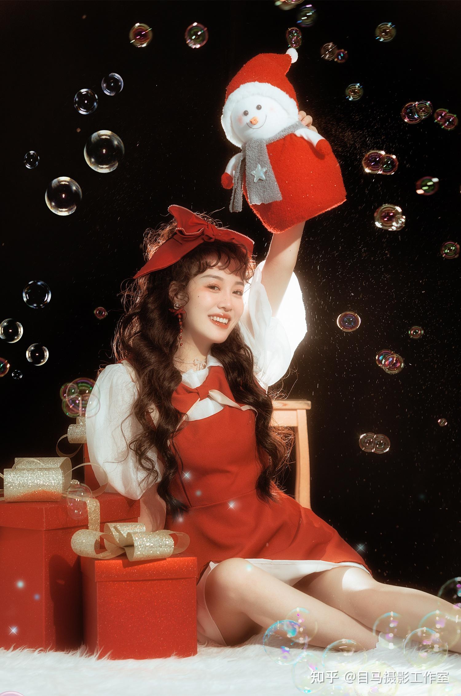 圣诞节适合拍的个人写真艺术照风格