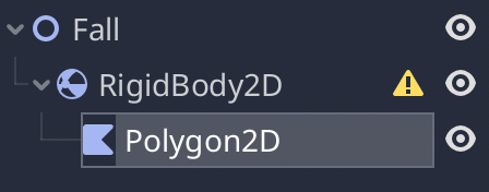 认识节点rigidbody2d坠落的机关godot32d教程
