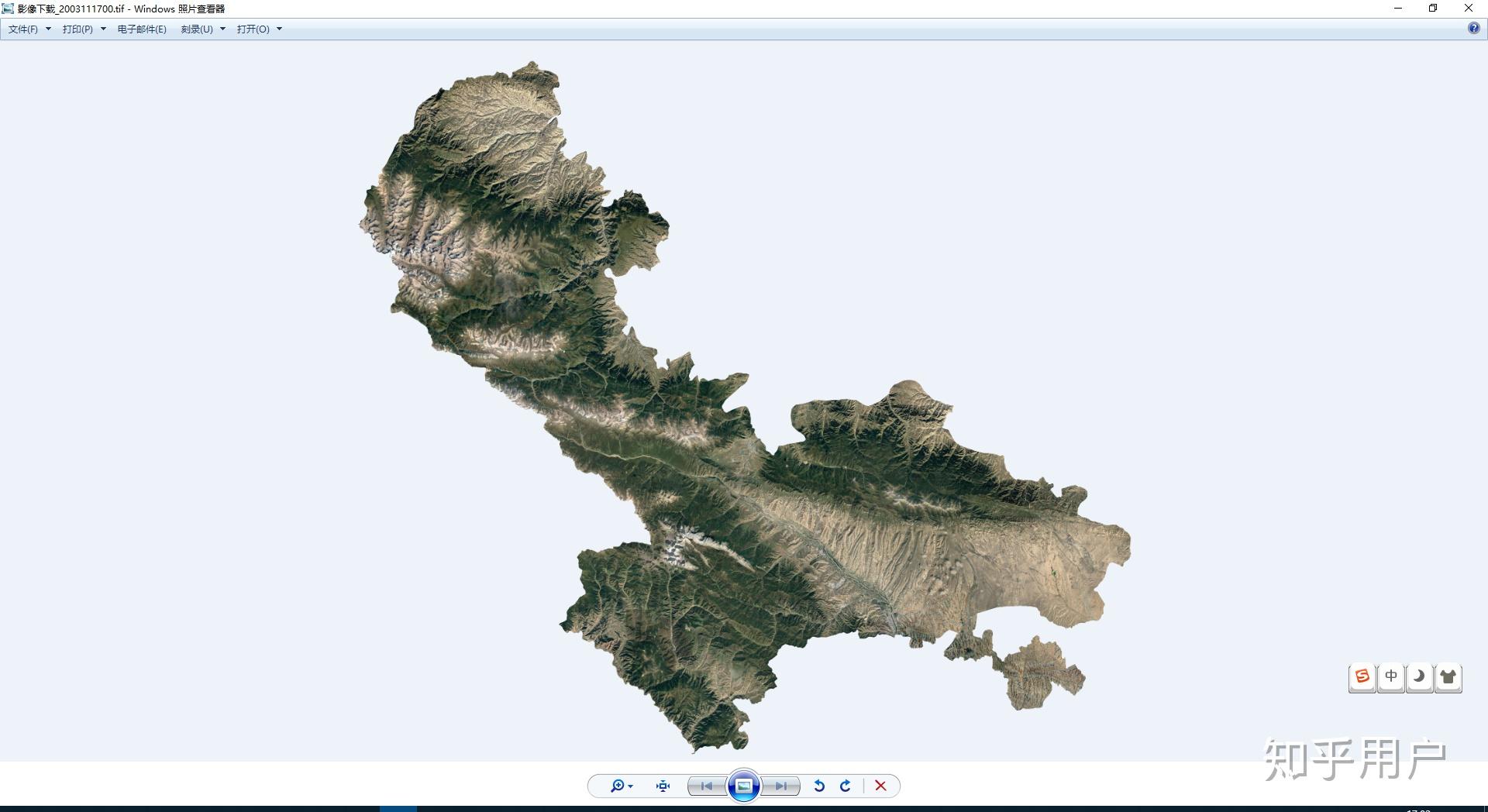 如何寻找甘肃省天祝县地形图