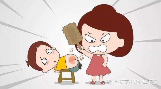 拍打孩子头部,打耳光.