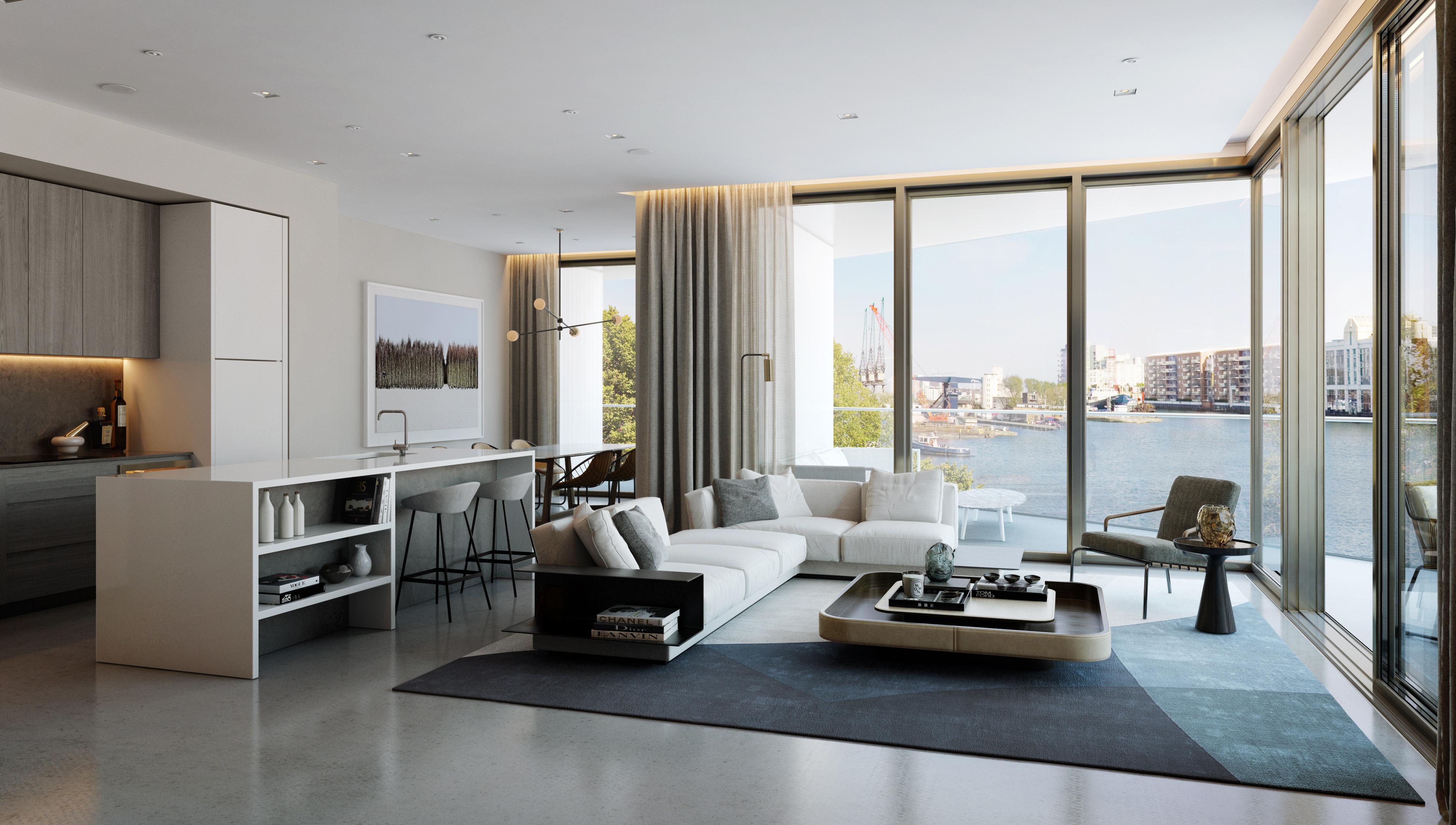 让人心情平静,情绪安定的会客厅:黑,白,灰构筑的视觉系统 (昆明设计师