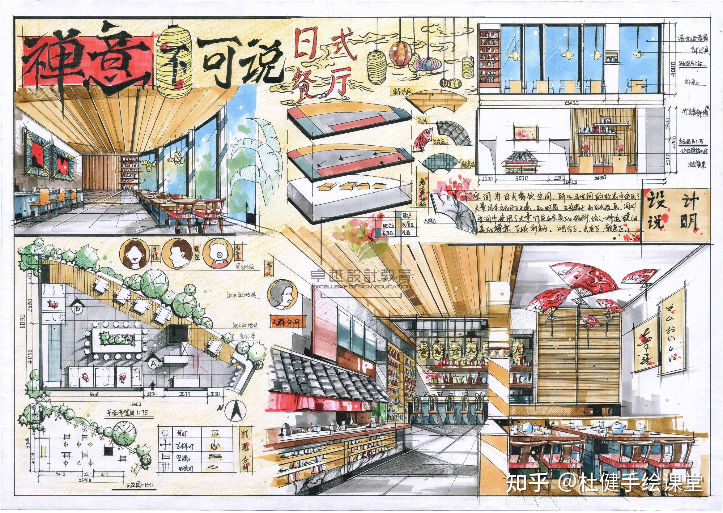 室内考研 | 餐厅设计 | 学生作品 - 知乎