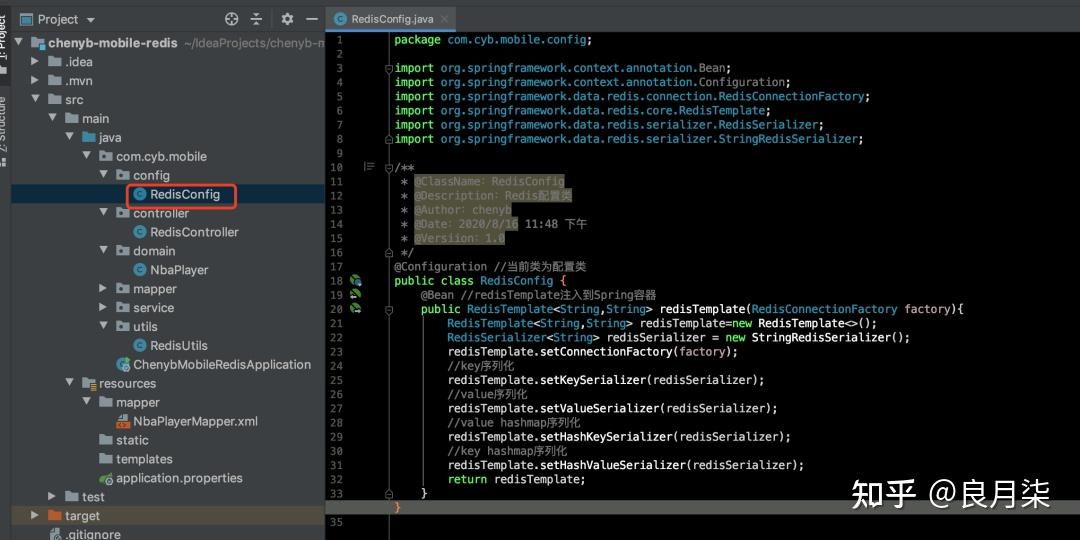 Spring Boot Redis MyBatis RedisUtils 