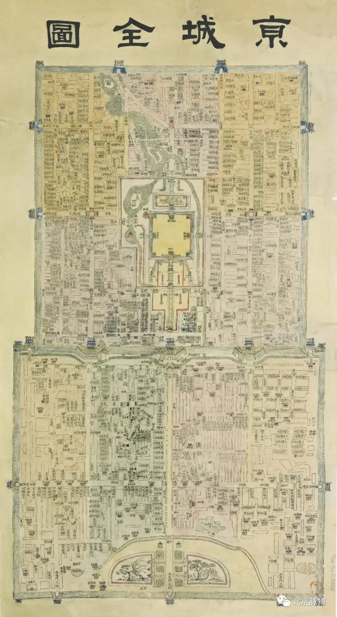 画说北京丨13251950年69幅老地图看尽北京城市历史变迁