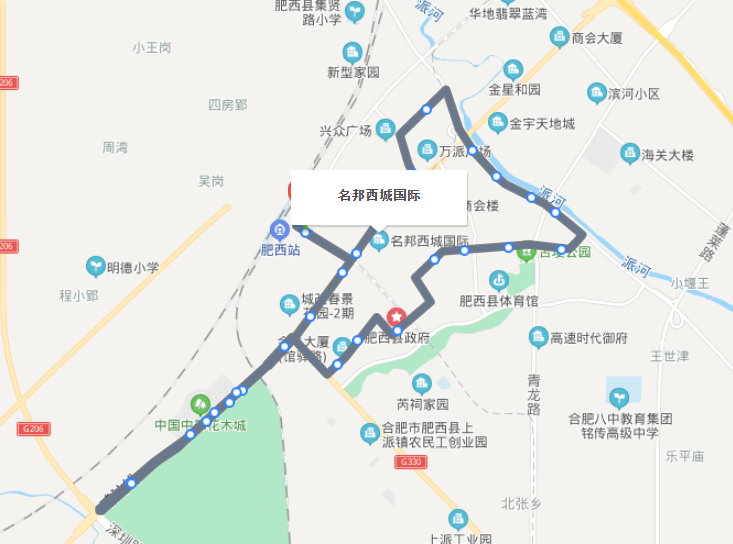 2021年最新安徽肥西高鐵站途經公交車線路乘坐點及其運行時間查詢表