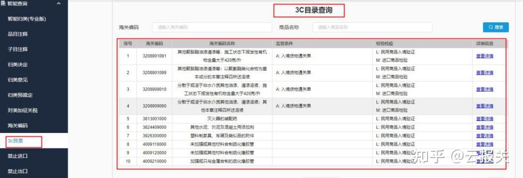 HS编码查询