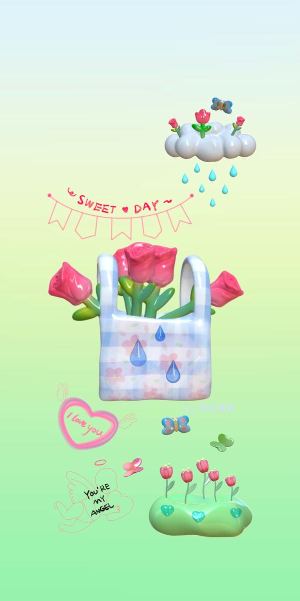 手机壁纸 夏日绿色系壁纸 知乎