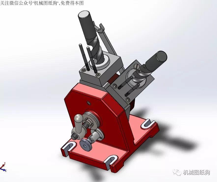 【工程机械】单杆双作用活塞式油缸夹具3d模型图纸 solidworks设计