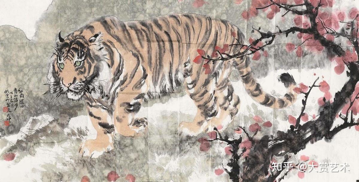 冯大中:中国工笔画学会会长,以画虎蜚声画坛 - 知乎