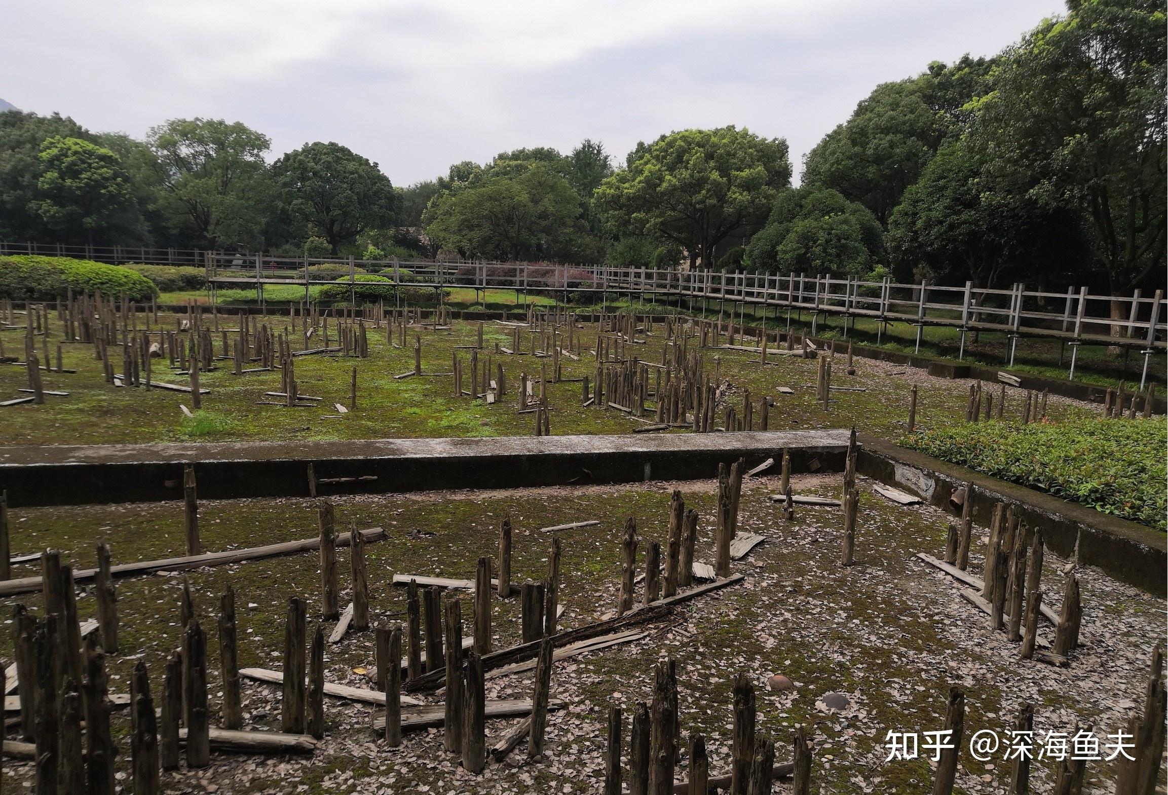 河姆渡遗址建筑特点图片