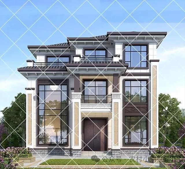 21款三层新中式农村自建房别墅,复式客厅楼中楼设计,2024建房首选 - 知乎
