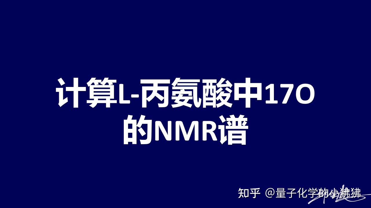 Ms castep l 17o nmr 