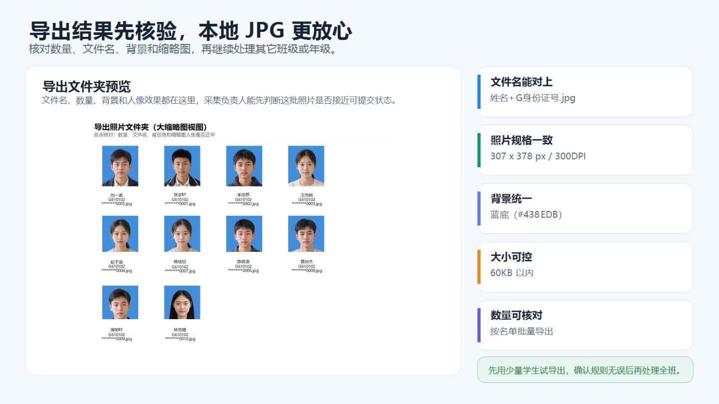 接到陕西学籍照通知,老师怎么用学籍拍照助手电脑版先对名单再导出?