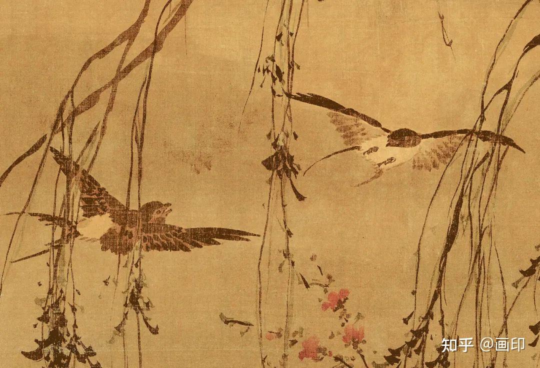 明· 汪肇《柳禽白鹇图》 - 知乎