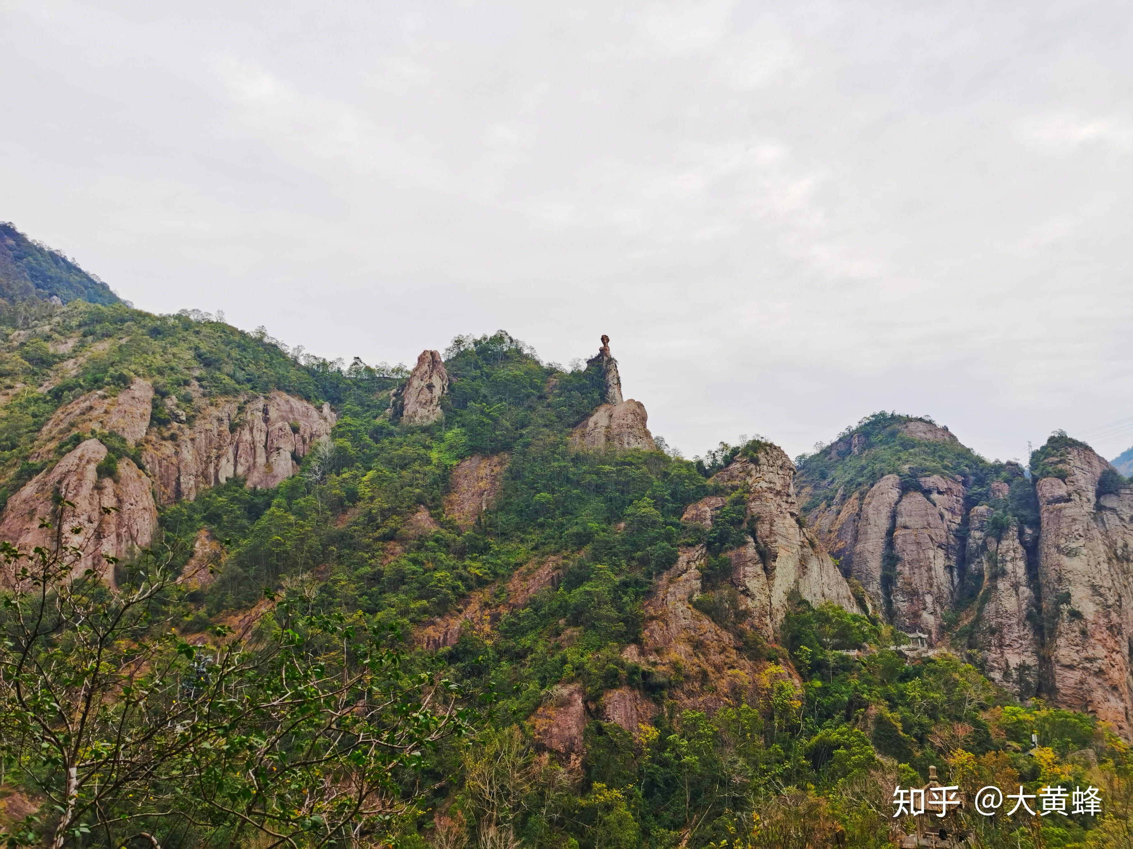 三山五岳之雁荡山的三分形象七分想象