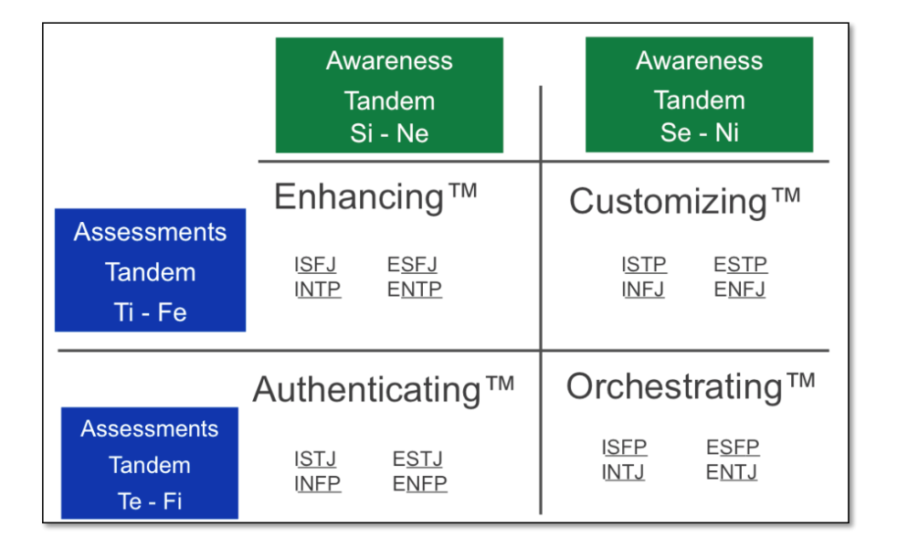四种认知类型模式