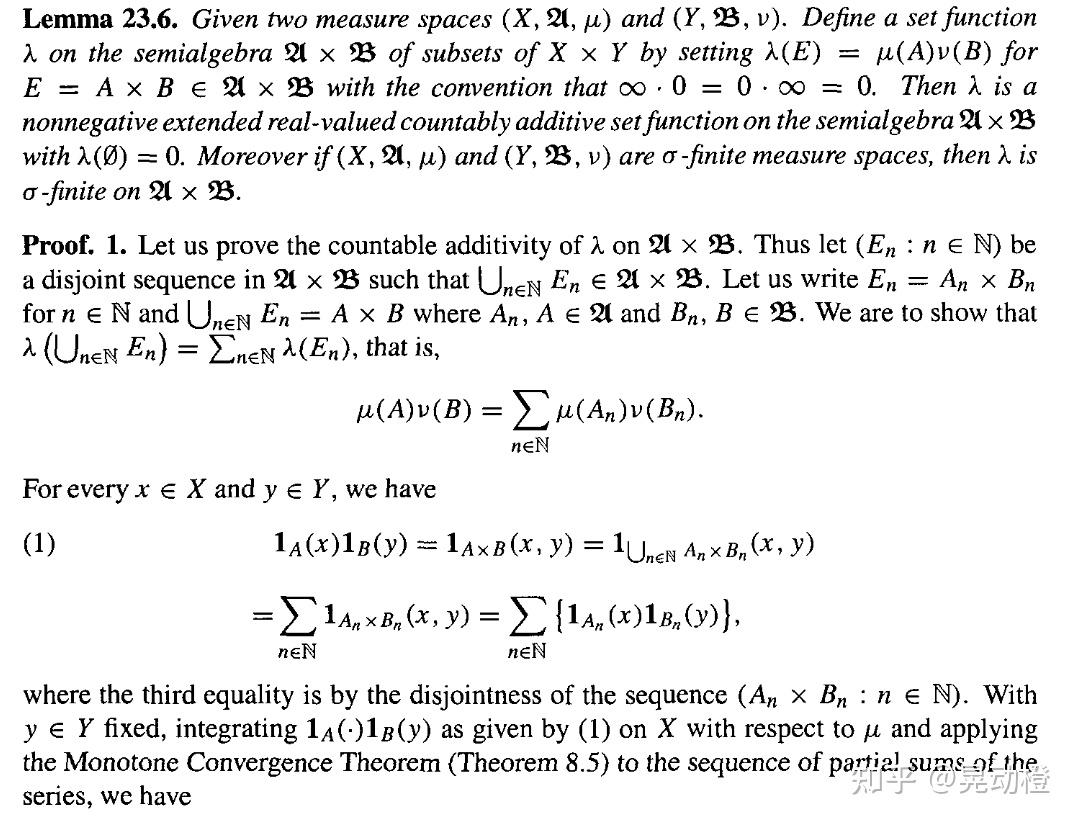 乘积测度、半代数与Hahn–Kolmogorov 延拓定理 - 知乎
