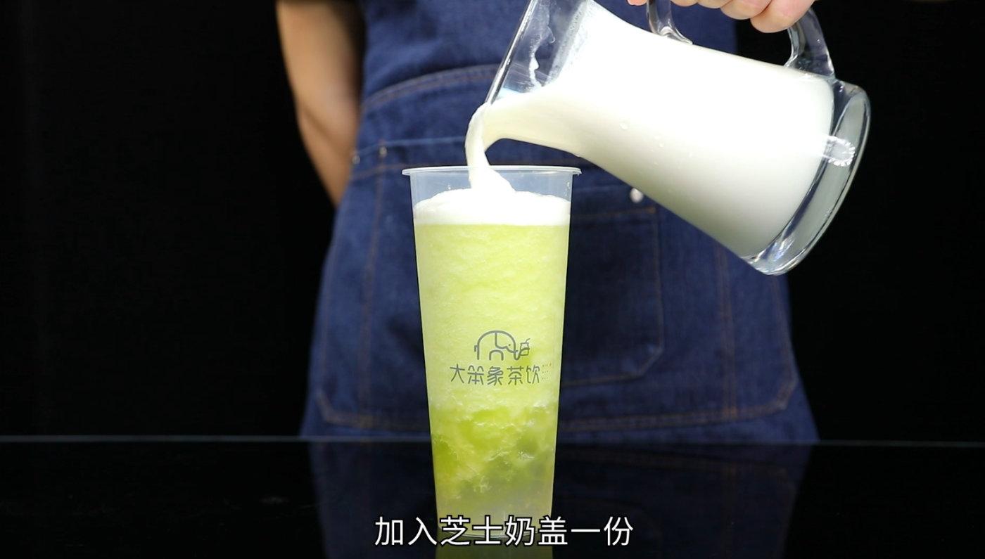 飲品配方芝芝玫瓏瓜大笨象茶飲免費奶茶培訓飲品配方教程