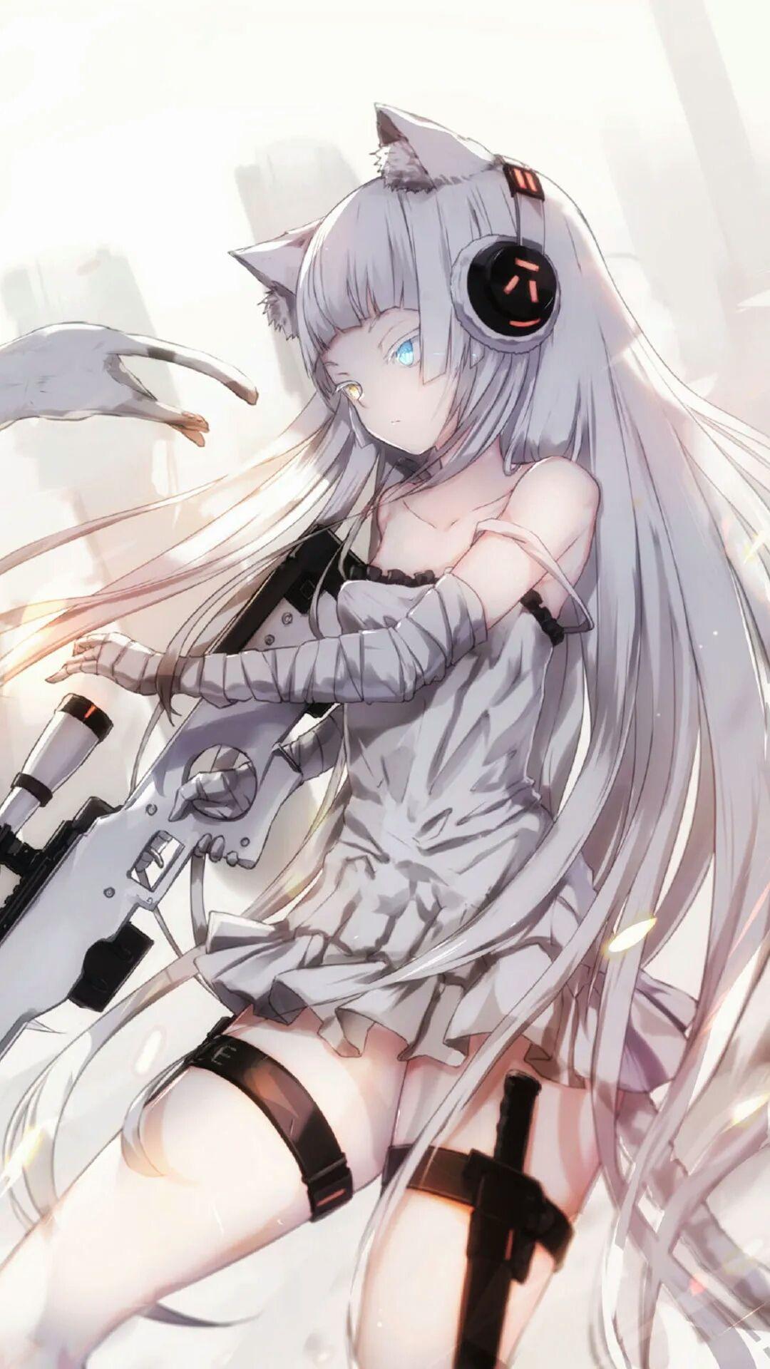 有什么戴耳机的二次元美图?