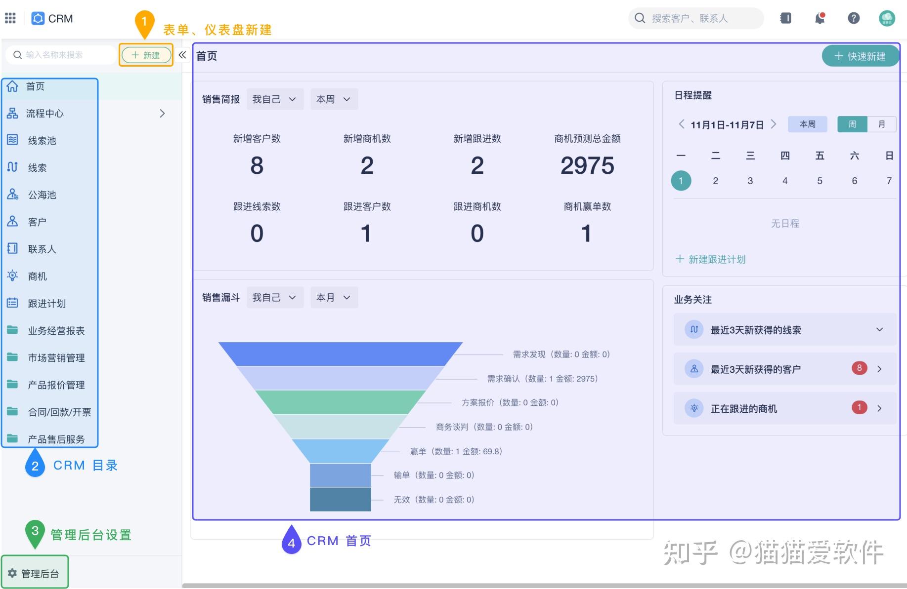 靈活搭建類crm軟件——簡道雲