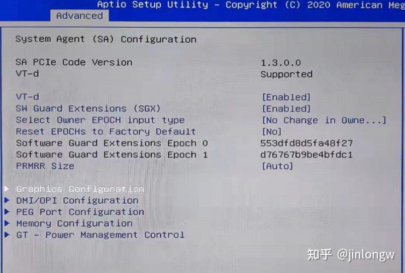 BIOS设置_显示输出Auto、IGFX、PEG、PCI 知乎