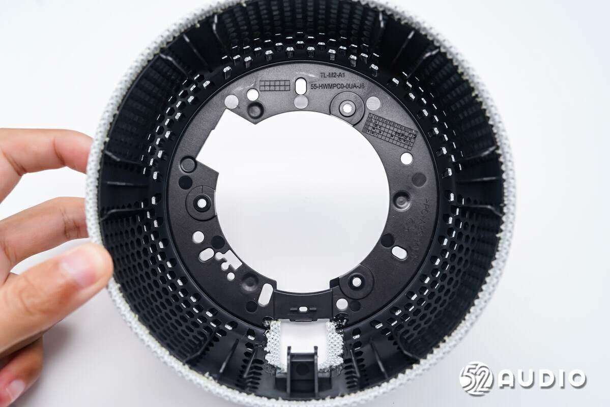 华为sound se智能音箱拆解,六单元四喇叭,帝瓦雷push-push,sam技术