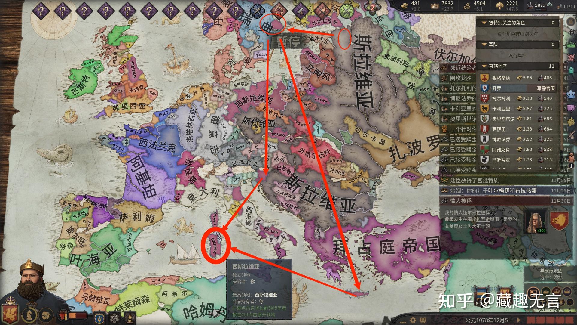 ck3斯拉维亚破碎后留里克的重新崛起之路