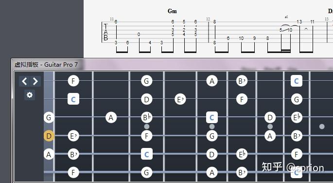 吉他低音制谱技巧