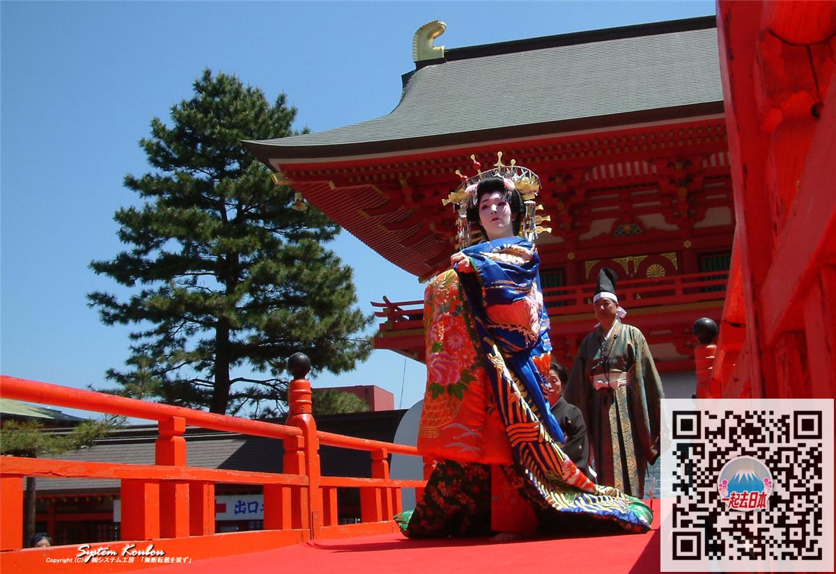 源平合战最终役「坛之浦合战」中,投海身亡的安德天皇而于1911年兴建