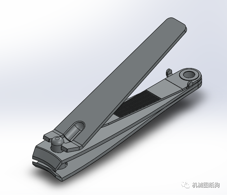 【生活艺术】nail-cutter指甲剪指甲刀模型3d图纸 solidworks 附step