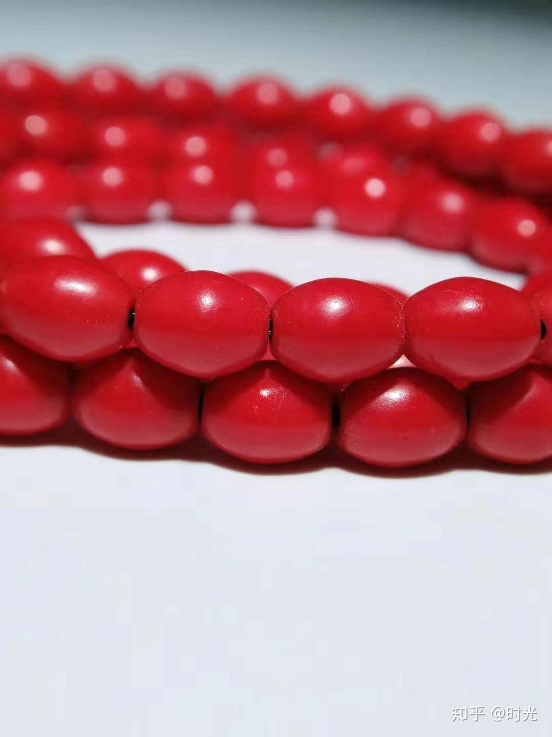 西藏藏传清代老血巴手串