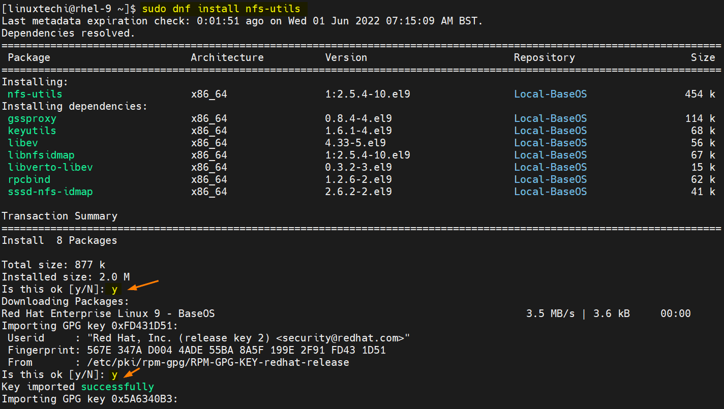  rhel 9 yum dnf linux 