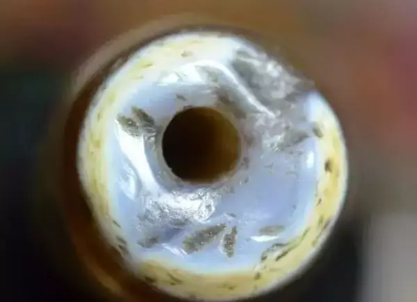 古代天珠孔道不可仿造的原始态