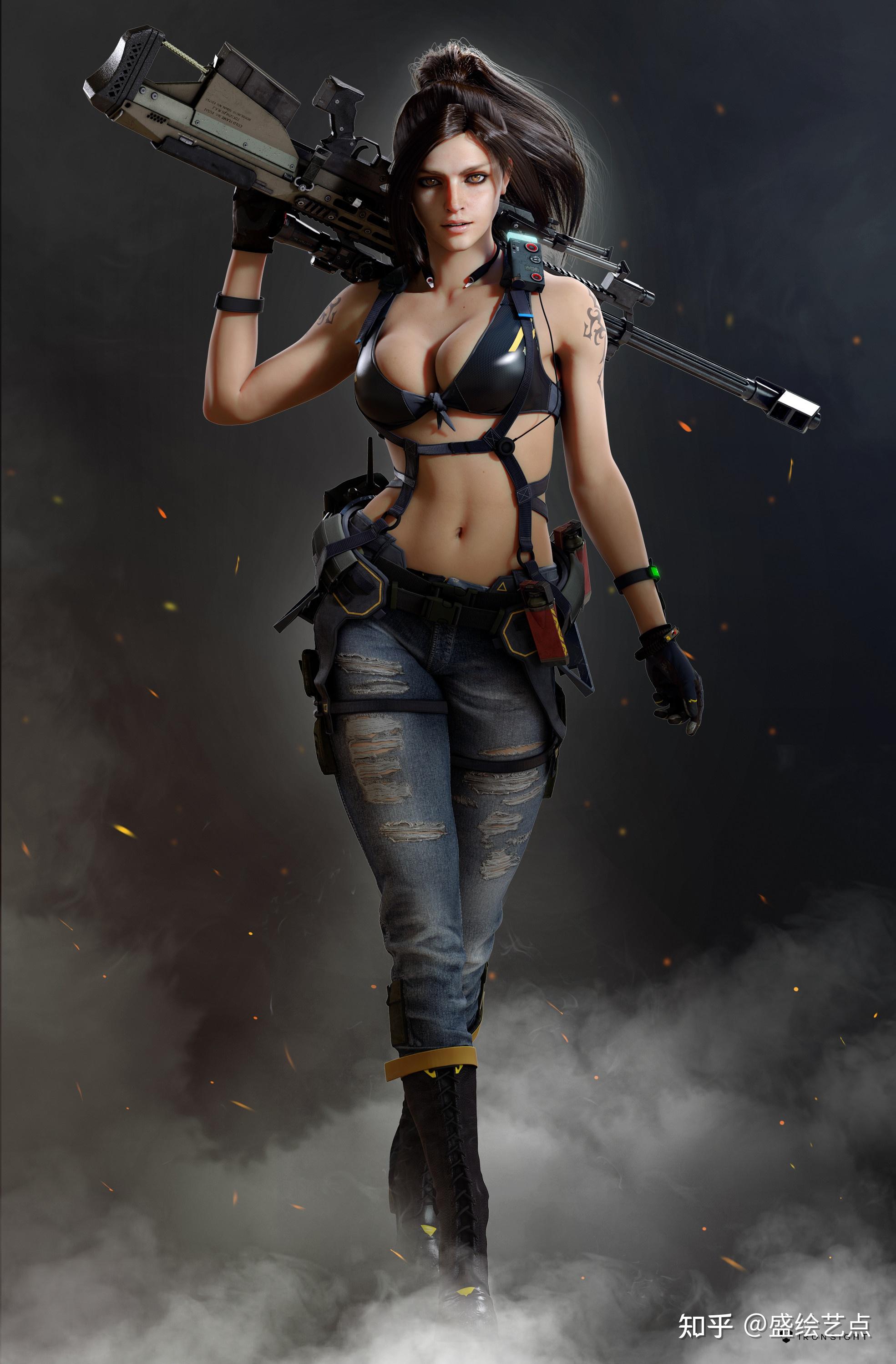 你见过哪些逼真的3d人物模型