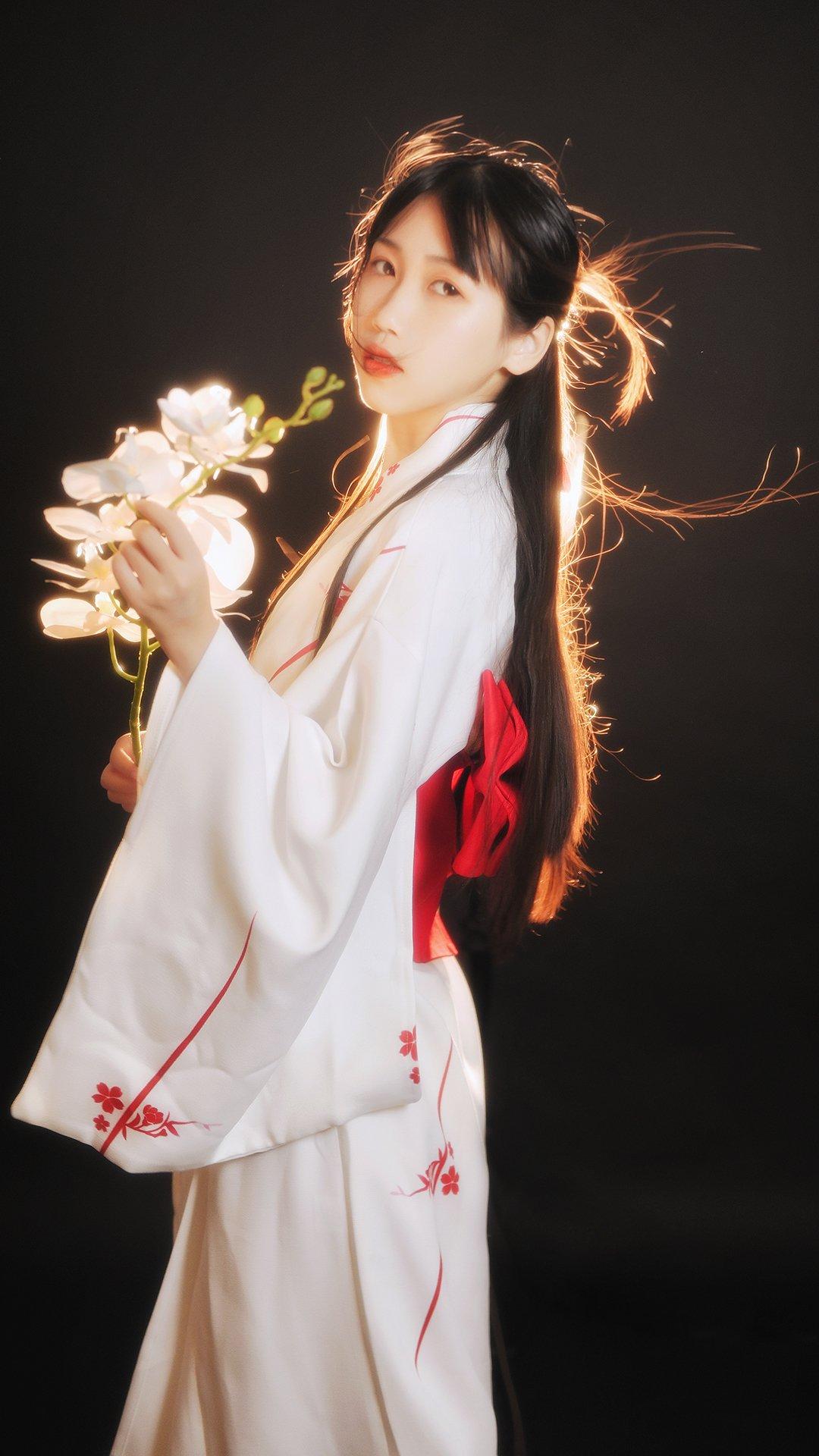 神明少女壁纸写真图片还记得曾经很火的神明少女风格神仙颜值写真吗